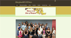 Desktop Screenshot of maryland4hallstars.com