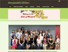 Tablet Screenshot of maryland4hallstars.com